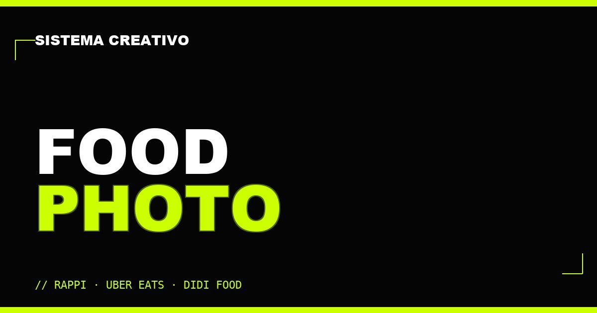 Fotógrafo gastronómico en CDMX — menú, delivery y coctelería — Sistema Creativo