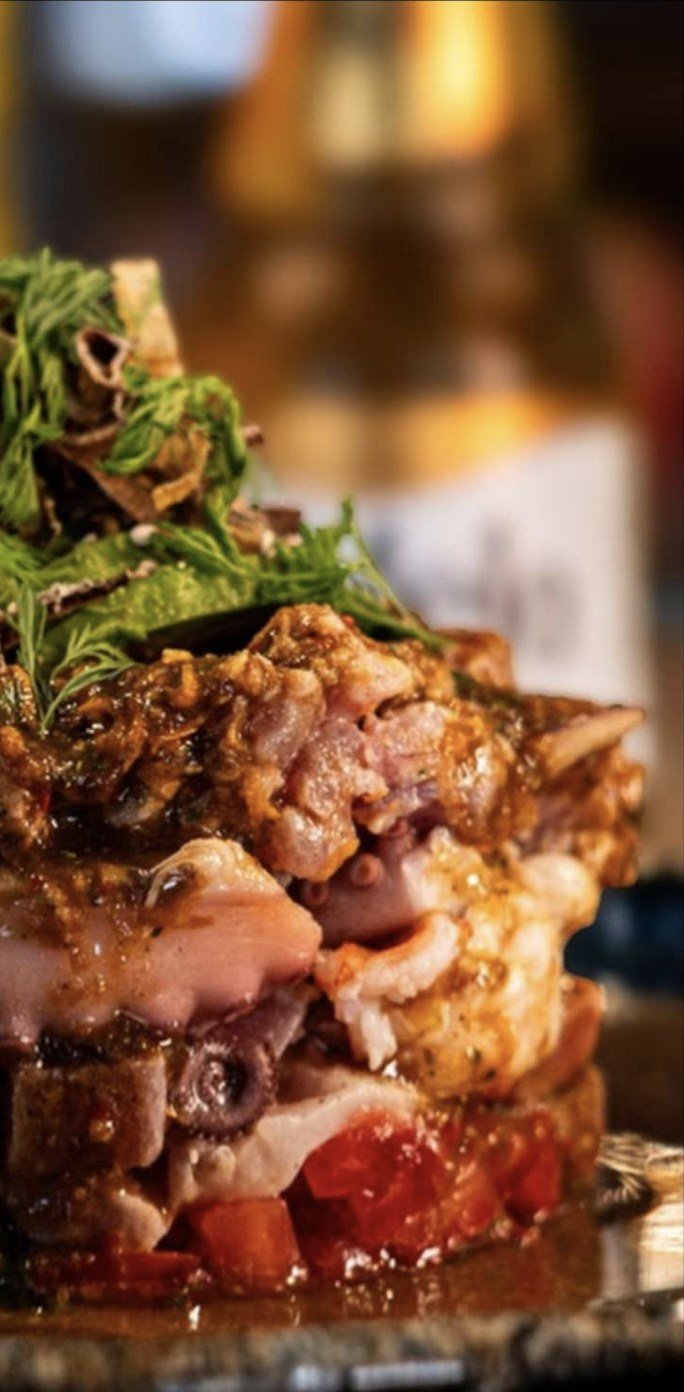 Mariscos y pulpo, fotografía gastronómica — Memo, colaborador de Sistema Creativo